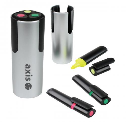 Triple Highlighter Pen Pot