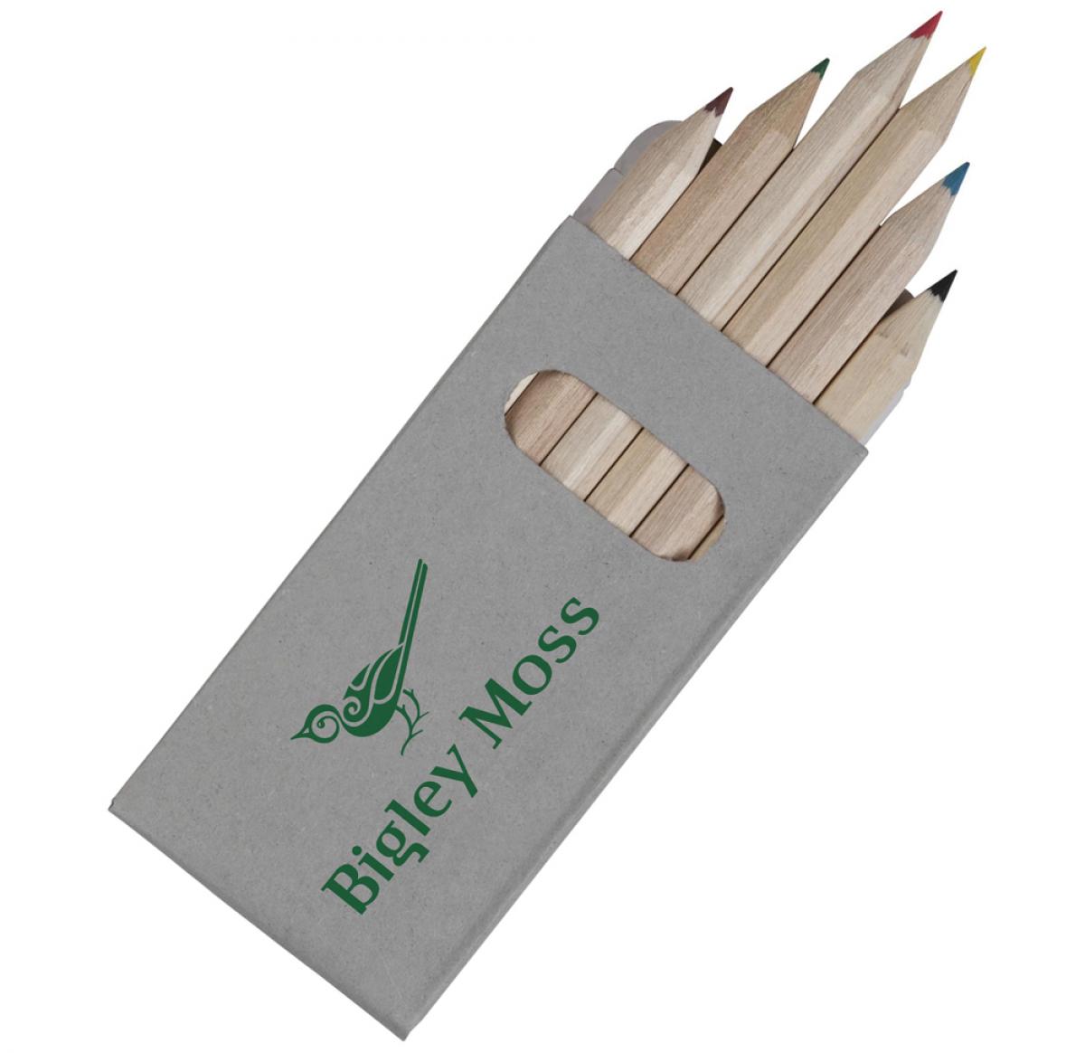 Six Colouring Crayons Student