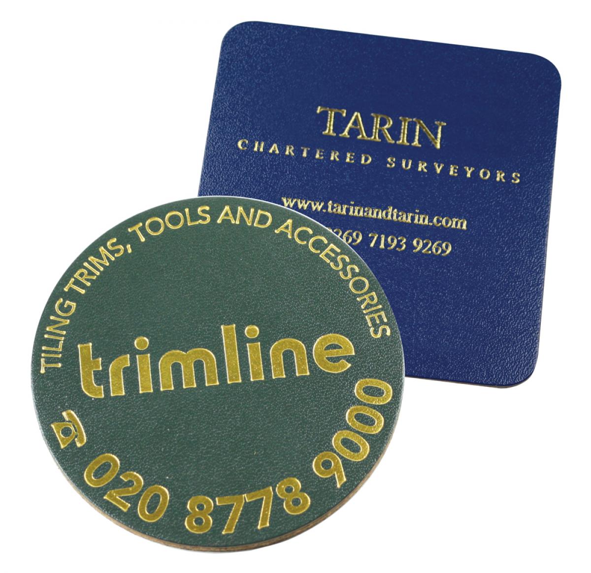 Eco Colour Leather Coaster