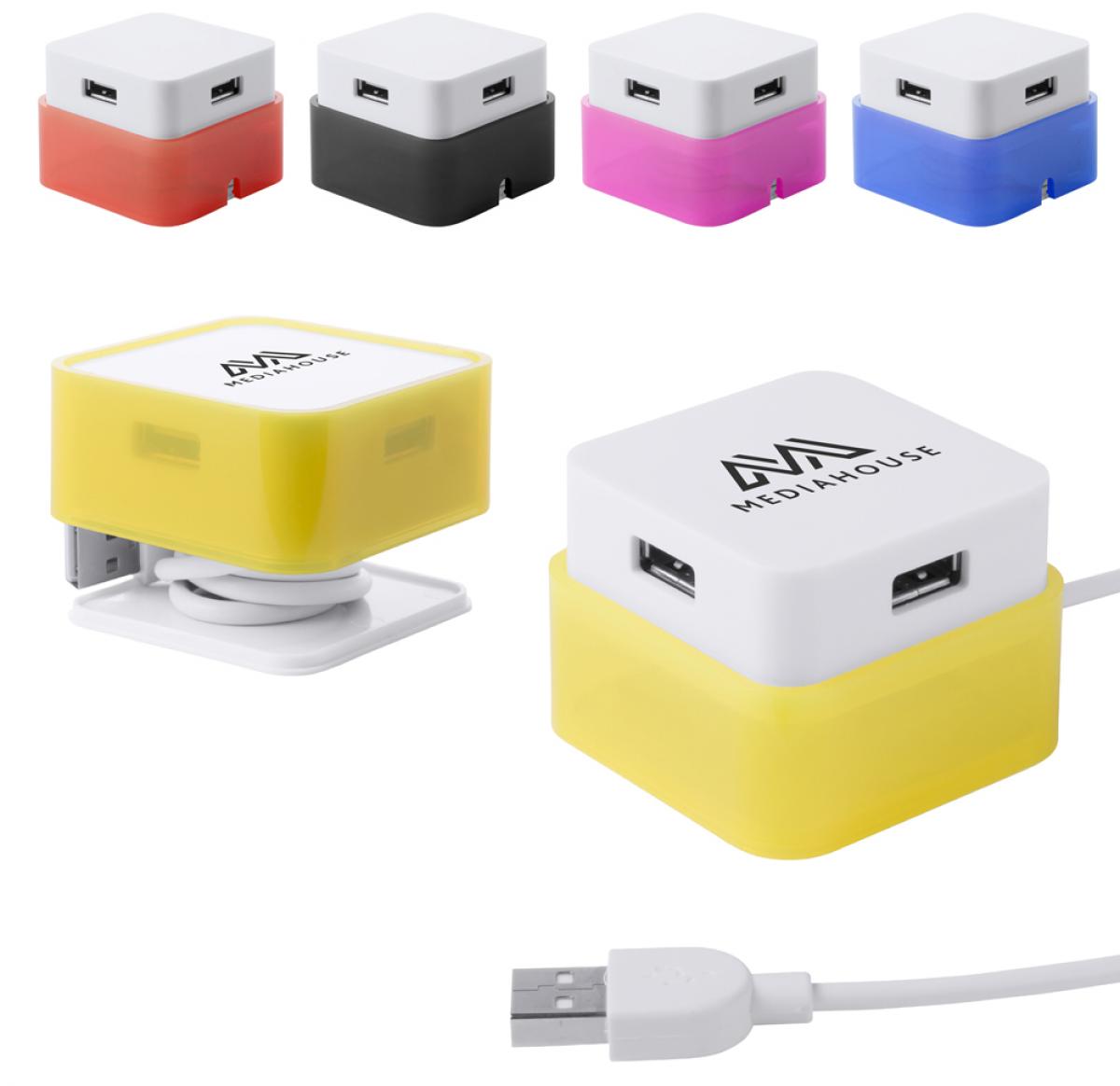 Printed Promotional USB Hubs Four Ports