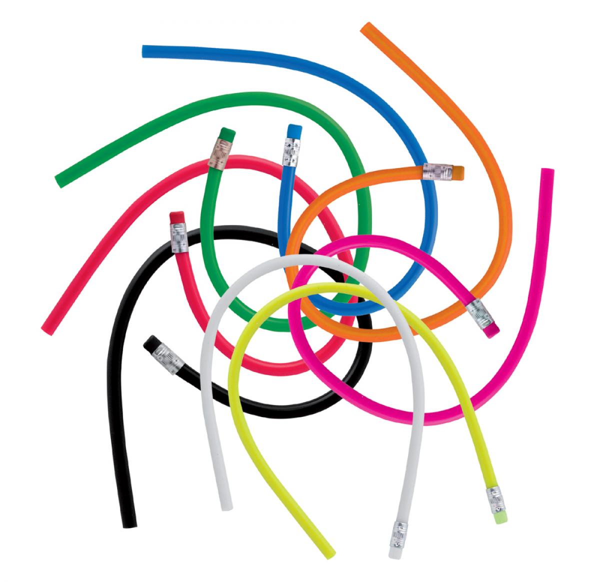 Flexible Bendy Pencil with Eraser Tip