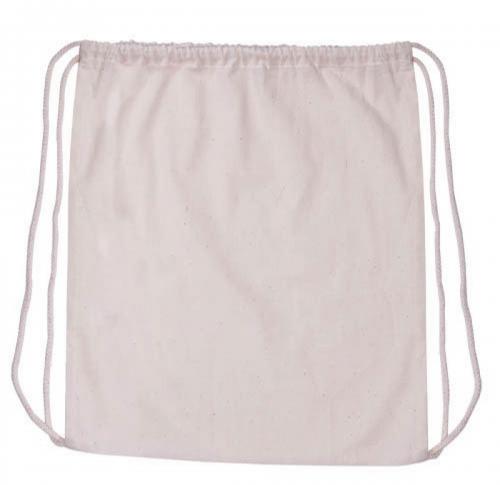 Printed 100% Cotton Drawstring Rucksack Bags 
