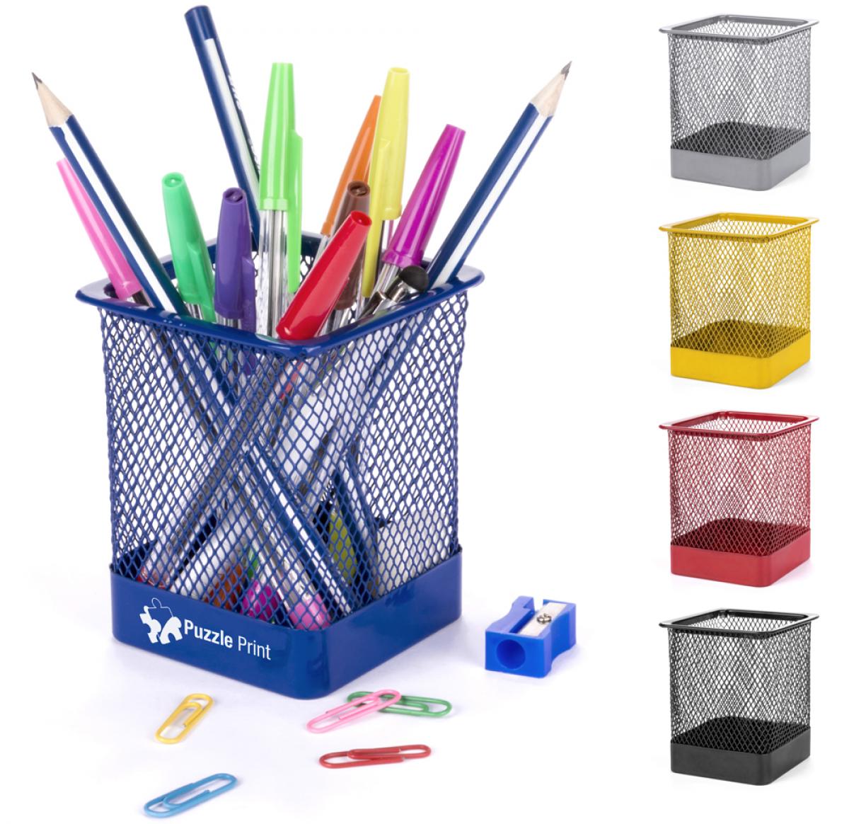 Metal Mesh Pen Pot Desk Tidy