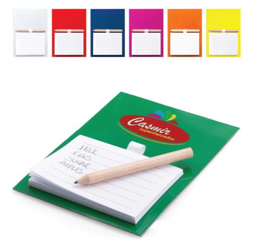 Notepad Fridge Magnet & Pencil Custom Logo