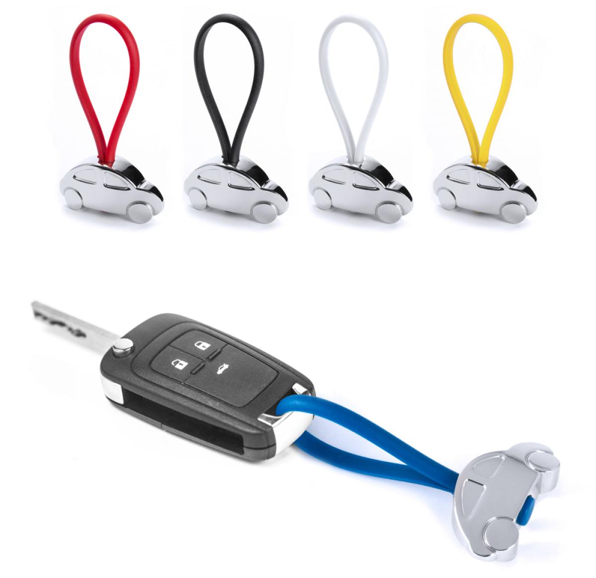 Metal Car Shaped Key Loop Keyring