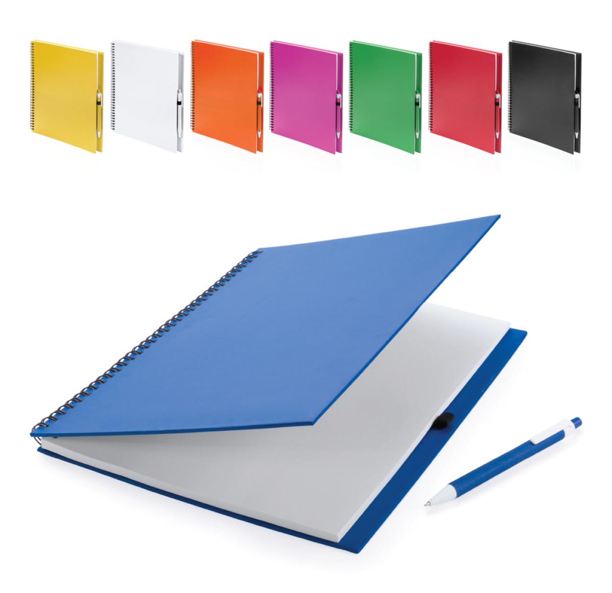 Eco Friendly Spiral Bound Notebook & Recycled Cardboard Pen