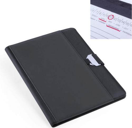 Printed Promotional Faux Leather PU Conference Folders Bretux