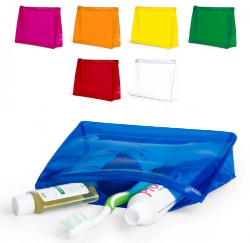 Printed Clear Toiletries Bags PVC Cosmetics / Beauty Bag -  Iriam
