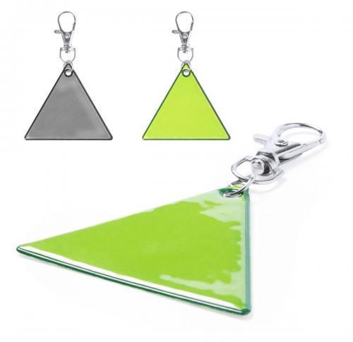 Reflective Triangle Keyring