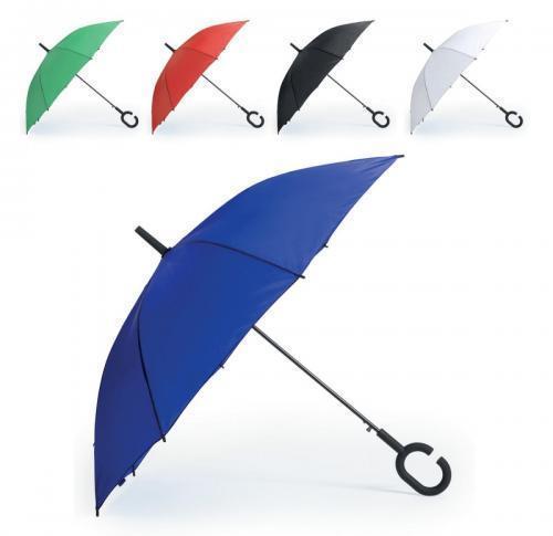 Customised Storm Proof Umbrellas Black Metal Shaft