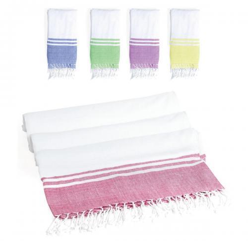 Custom Beach / Pool Towels 50% Cotton 50% Polyester Tassel Finish