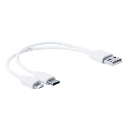 Multi Charging Cable - 2 Apple Lightning Connectors & USB Adaptor