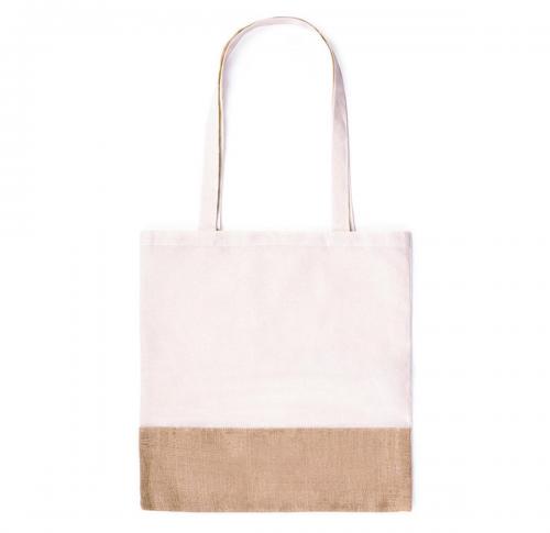 Branded Eco Friendly Shopper Jute & Cotton Mix