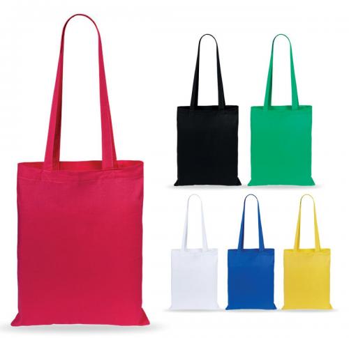 Printed Promotional Cotton Bags Long Handle