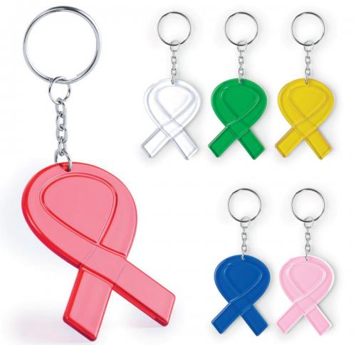Ribbon Keyring - Breast Cancer & Other Charities