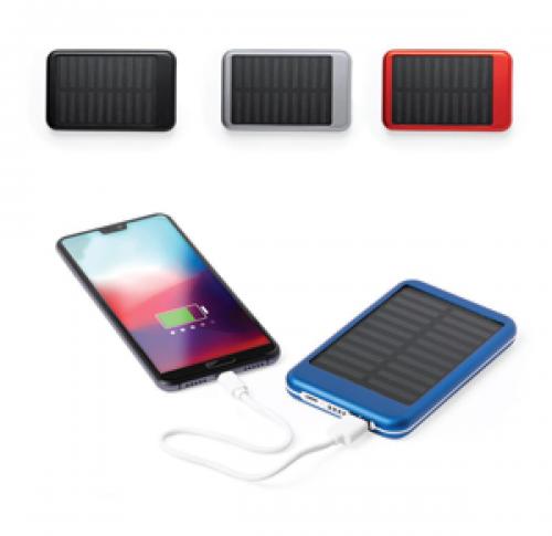 Custom Logo Power Banks Solar Powered 4000 mAh Rudder
