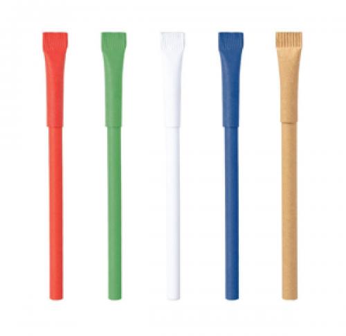 Eco Friendly 90% Recycled Cardboard Pen Blue Ink