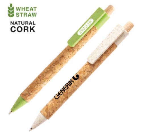 Eco Friendly FSC Certified Cork Body Office Ballpoint Pen