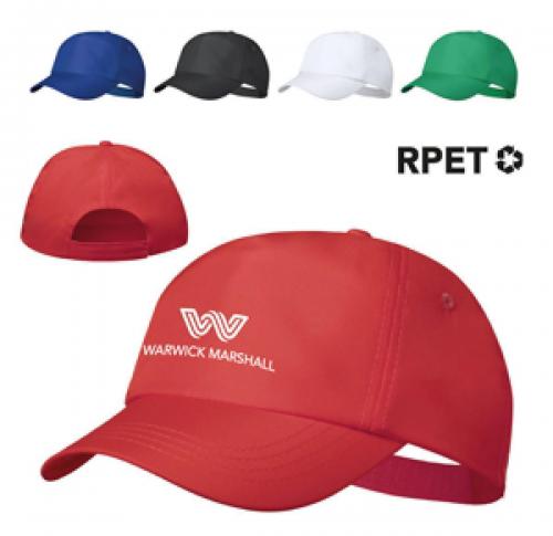 Eco Recycled RPET 5 Panel Baseball Cap Keinfax