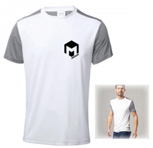 Adult Technical T-Shirt Breathable Polyester Two Colour Design