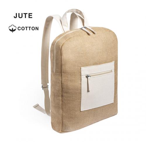 Jute & Cotton Backpack Marnel