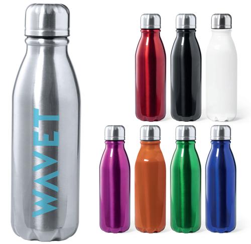 Aluminium Water Bottle 500ml Chilly Style Single Walled