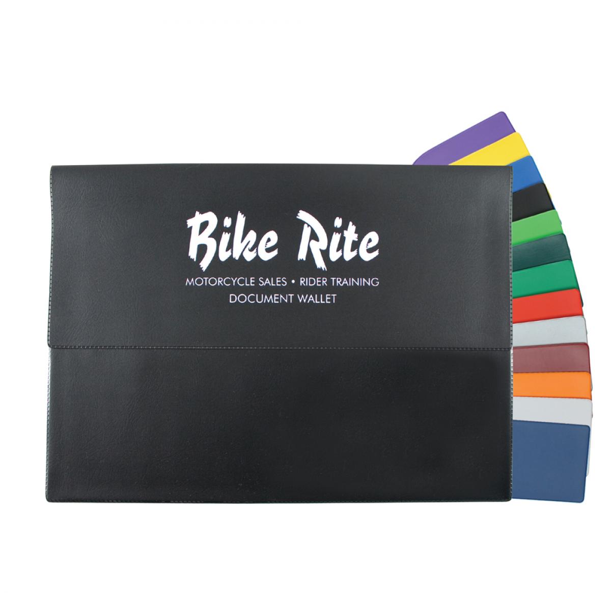 Branded A4 Plastic Wallets Document File