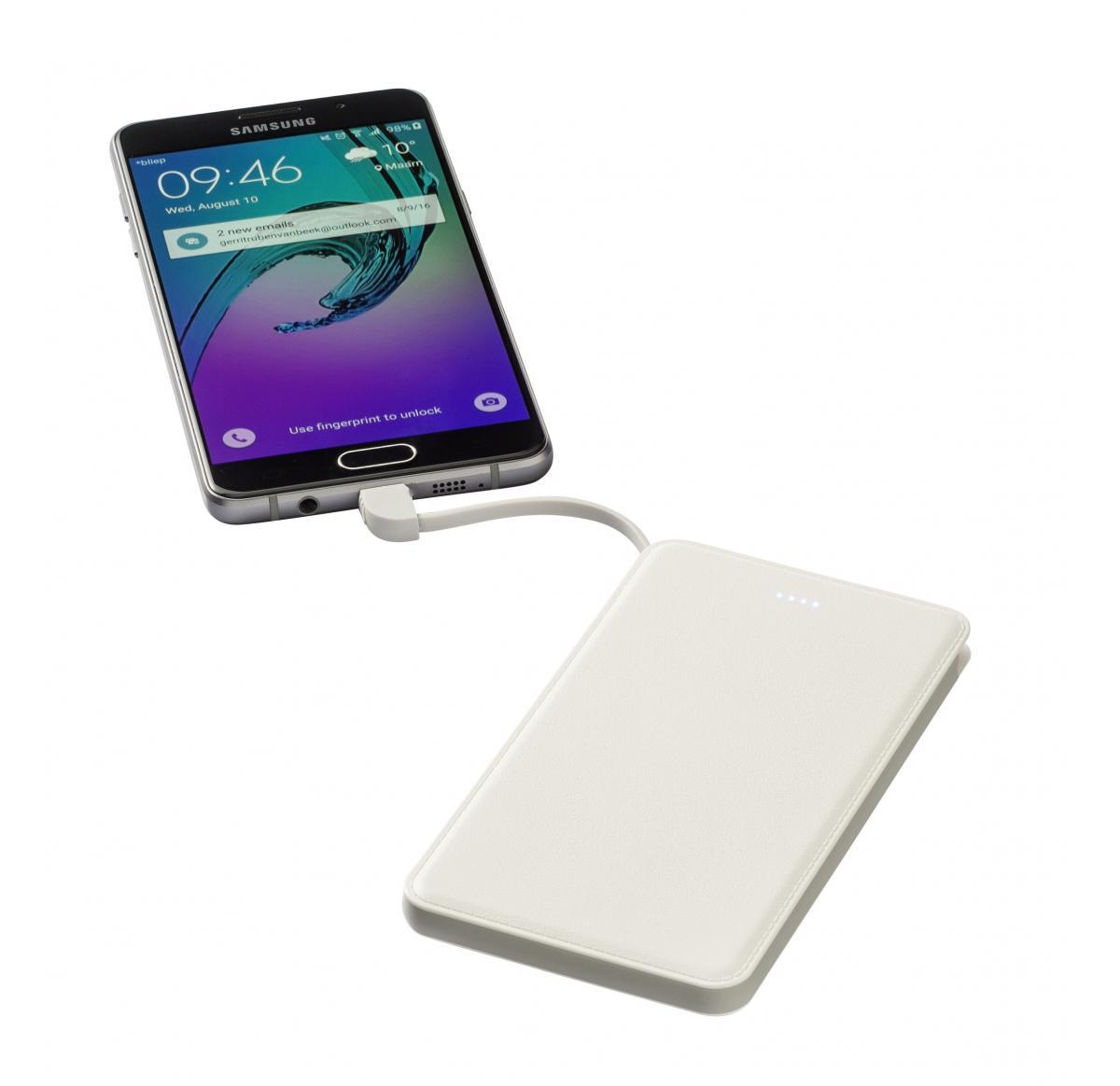 5000 MAh Stylish Flat Printed Power bank