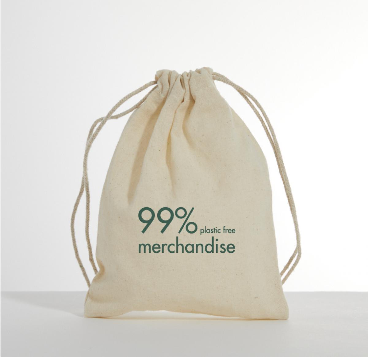 Small Cotton Drawstring - Printed One Colour