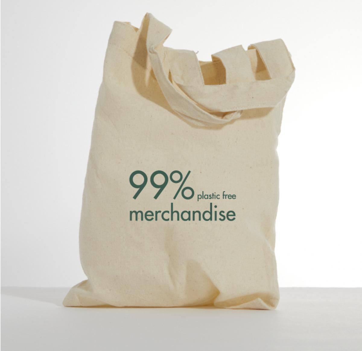 Small Tote Bag Mini Shopper  - Printed One Colour