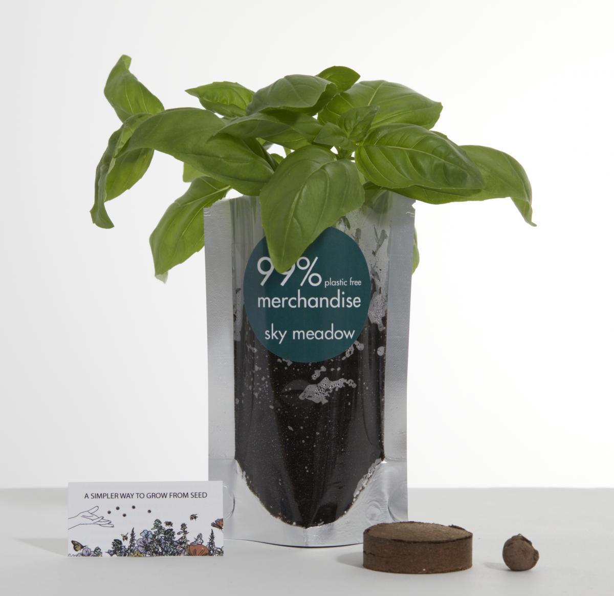 Grow Pouch - Forget-Me-Not, Cornflower, Meadow Cranesbill, Wild Clary, Selfheal