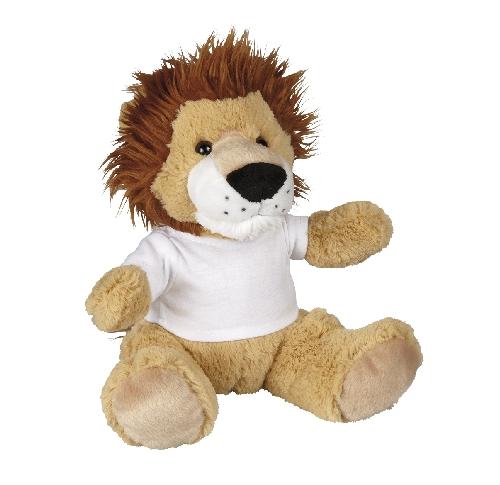 Plush Lion With Printed T-shirt