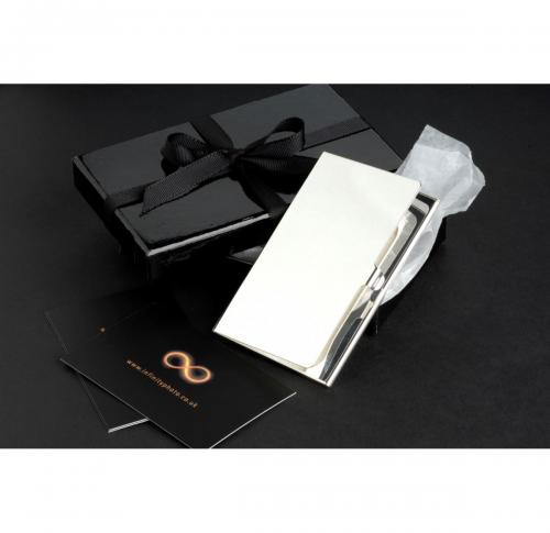 City Business Card Case - Silver Plated
