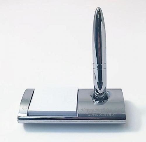 Floating Pen & Post It Pad