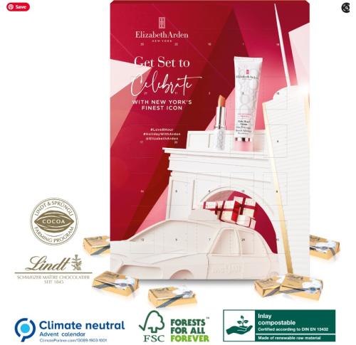 Lindt  Advent Calendar A4 Chocolate Custom Printed