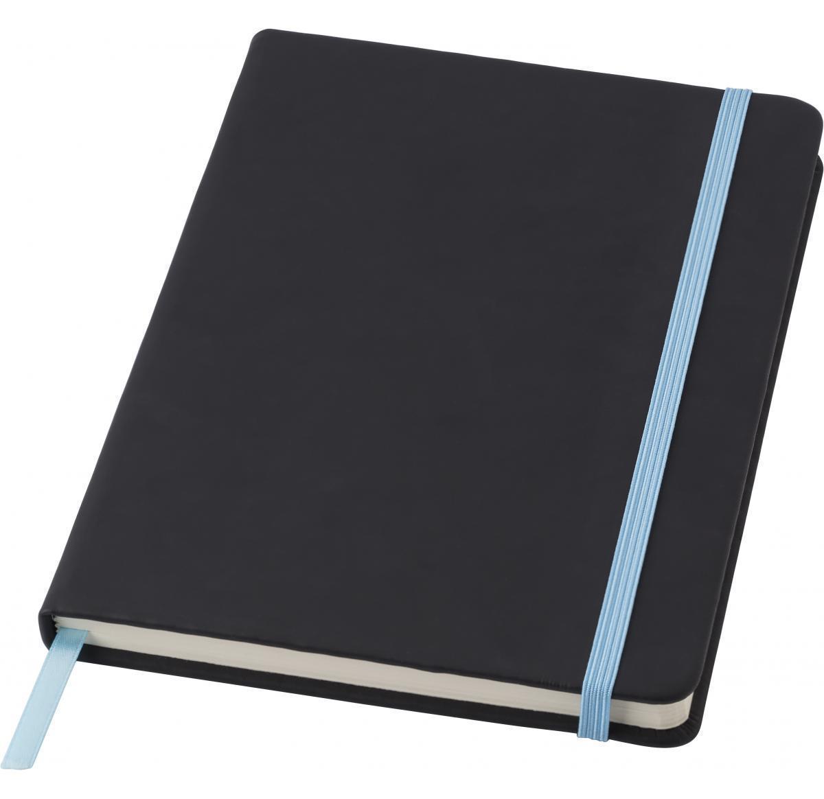 Branded A5 Notebook 96 Lined Pages Elastic Closure