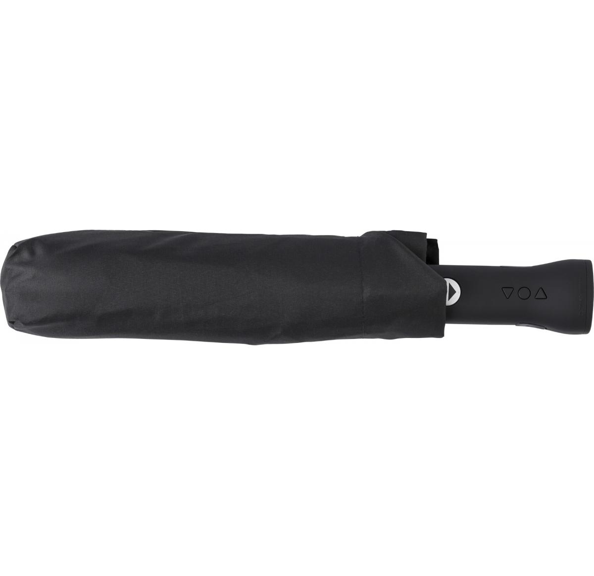 Printed Automatic Foldable Umbrella - Plastic Handle