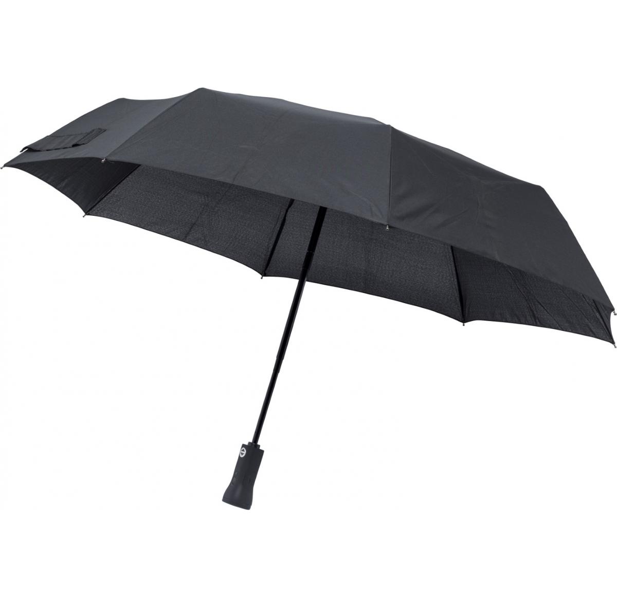 Printed Automatic Foldable Umbrella - Plastic Handle