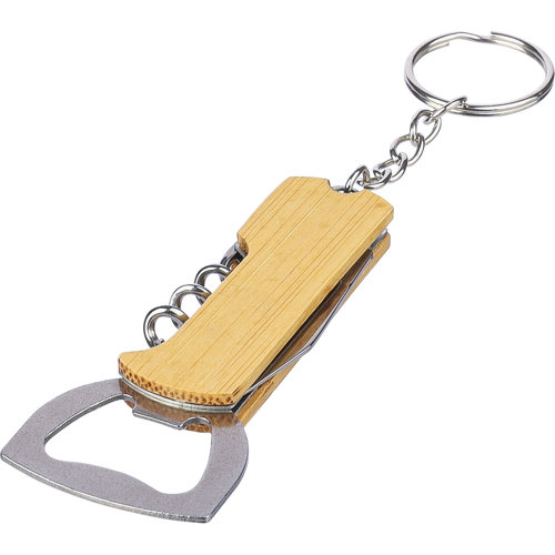 Bamboo bottle opener