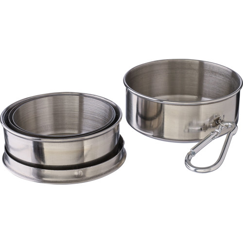 Stainless steel foldable cup (220ml) custom logo