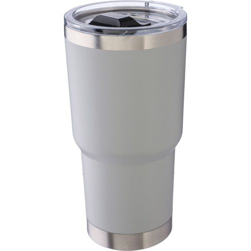 Stainless steel double walled travel mug (300ml) custom logo