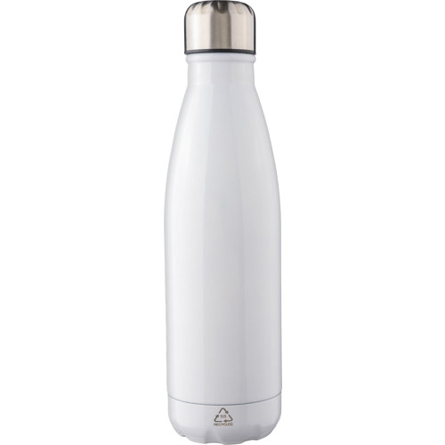 Recycled stainless steel single walled bottle (650ml)