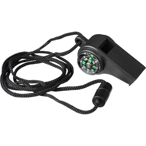 Whistle and compass