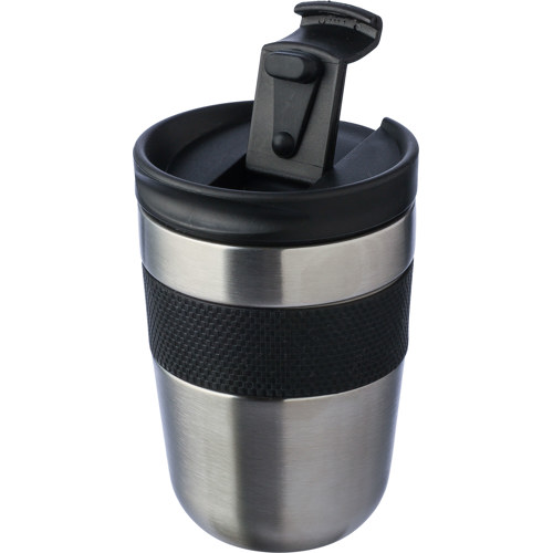Stainless steel double walled travel mug (300ml)