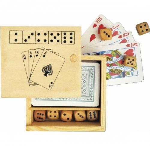 Custom Branded Games Sets - Cards and Dice