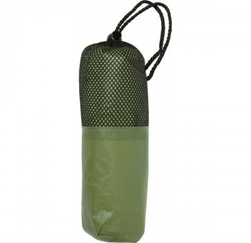 Poncho with hood in a matching pouch