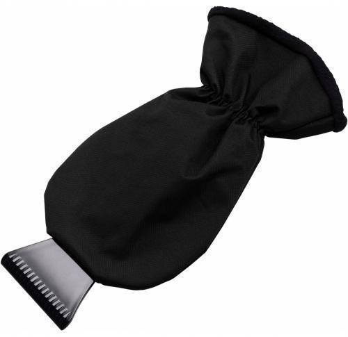 Ice scraper and polyester glove