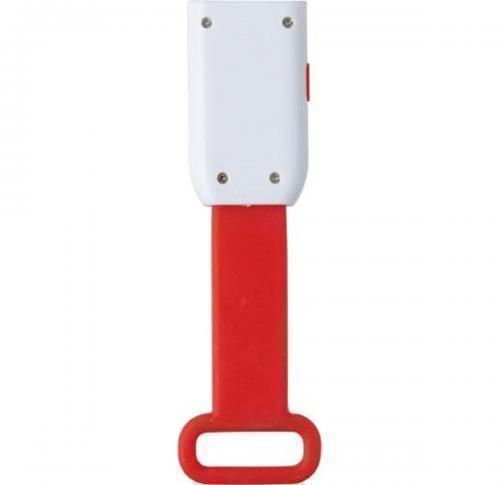 Plastic bicycle light with a 4 LED lights.