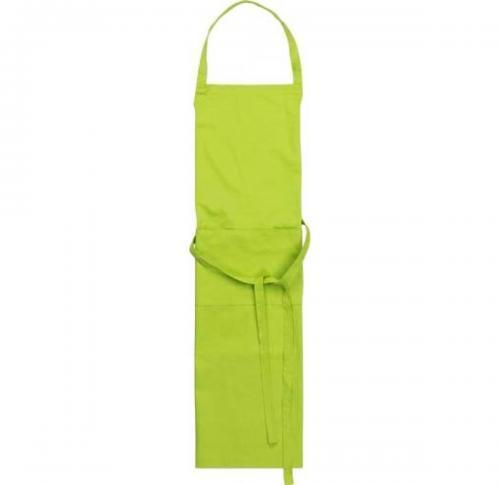 Tetron cotton apron with two front pockets.