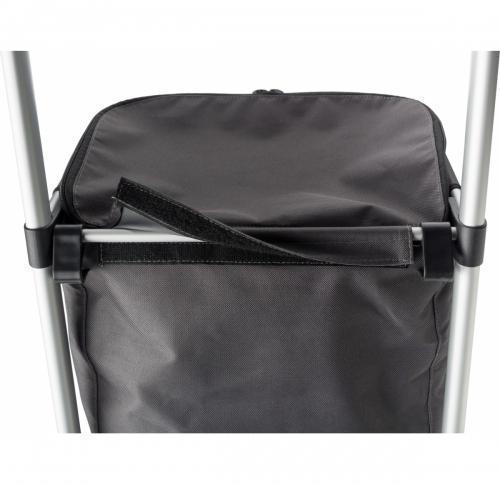 Groceries trolley in a polyester 320g grey material